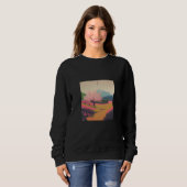 Japanese Countryside Cherry Blossom Tree Sakura Bl Sweatshirt (Vorne ganz)