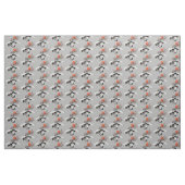 Japanese crane bird and blooming sakura stoff (Yard (91,4 cm))