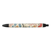 Japanese Crane Sakura Pattern Pen – Traditional Kugelschreiber (Vorderseite)