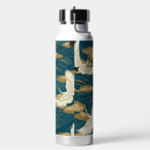 Japanese Cranes Trinkflasche (Links)