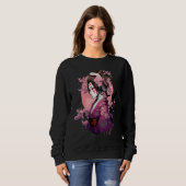 Japanese Culture Samurai Geisha Sakura Cherry Blos Sweatshirt (Vorne ganz)