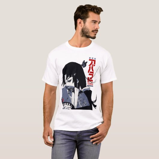 Japanese Cyberpunk Geisha  T-Shirt (Vorne ganz)