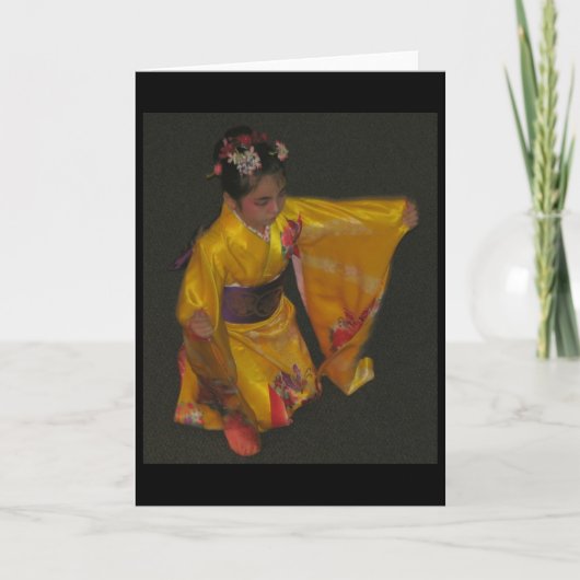 Japanese Dancer 4 Karte (Vorderseite)