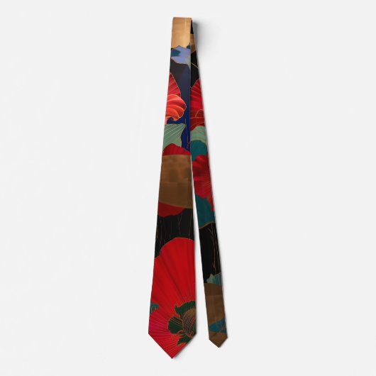 Japanese design necktie krawatte (Vorderseite)