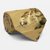 JAPANESE DOG ART tie Krawatte (Gerollt)