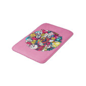 Japanese Doodle Badematte (Schrägansicht)