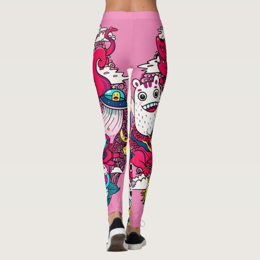 Japanese Doodle Leggings (Rückseite)