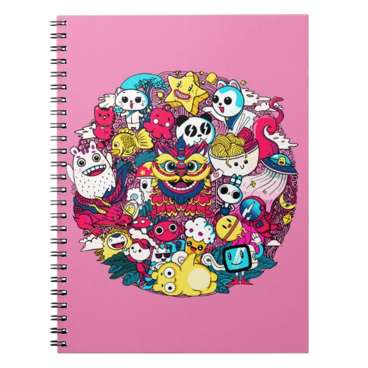 Japanese Doodle Notizblock (Vorderseite)