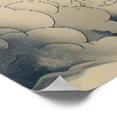 Japanese Dragon Ukiyo-e – Mythical Power Poster (Ecke)