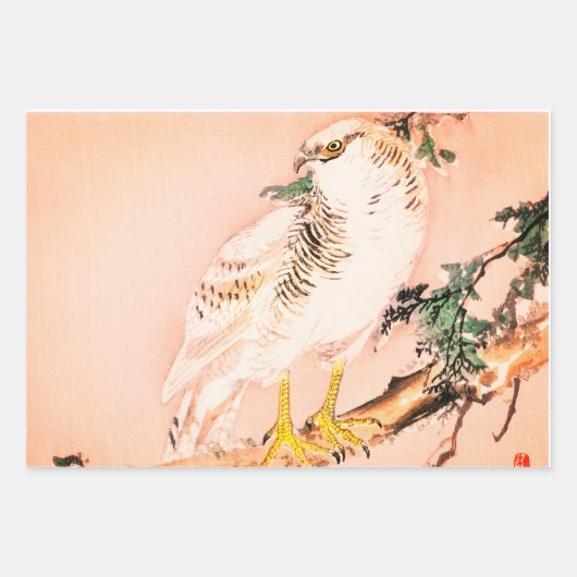 JAPANESE FALCOLN Wrapping Paper Sheet Set Geschenkpapier Set (Vorderseite)