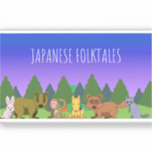 JAPANESE FALKTALES AUFKLEBER (Vorderseite)