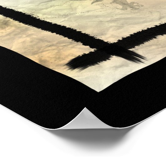 JAPANESE FLAG Antiquitätenmuseum Poster (Ecke)