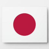 Japanese Flag Plaque Fotoplatte (Vorderseite)