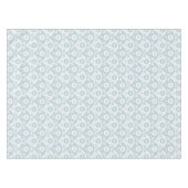 Japanese Floral Pattern in Soft Blue and White Tischdecke (Vorderseite (Horizontal))