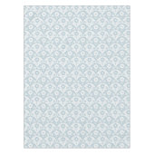 Japanese Floral Pattern in Soft Blue and White Tischdecke (Vorderseite)
