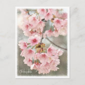 Japanese Flowering Cherry Postkarte (Vorderseite)