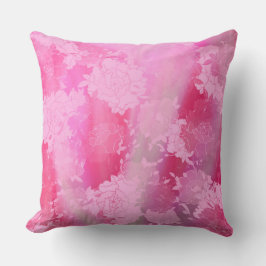 Japanese flowers pink patterns kissen