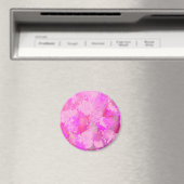 Japanese flowers pink patterns magnet (In Situ (Geschirrspüler))