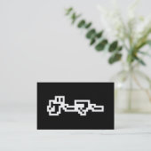 Japanese Gamer ゲーマー Japan Language Nihongo Visitenkarte (Stehend Vorderseite)