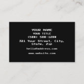 Japanese Gamer ゲーマー Japan Language Nihongo Visitenkarte (Rückseite)