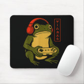 Japanese Gamer Frog Art Men Women Boys Funny Vinta Mousepad (Mit Mouse)