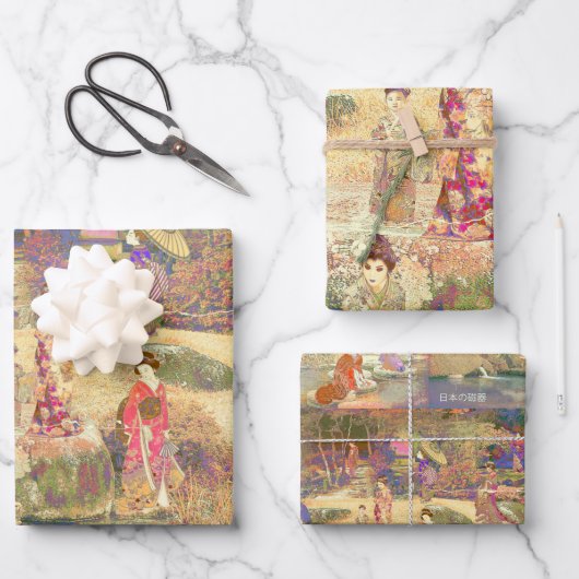 Japanese Garden II / Washed Edition Geschenkpapier Set (Vorderseite)