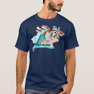 Japanese Garden Japanese Torii Japan Samurai  T-Shirt