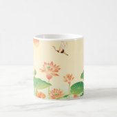 Japanese Garden Koi Pond and Waterlilies Art Kaffeetasse (Mittel)