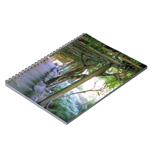 Japanese Garden Path/Arbor Note Book Notizblock (Linke Seite)