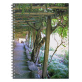 Japanese Garden Path/Arbor Note Book Notizblock (Vorderseite)