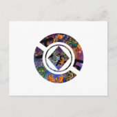 Japanese GeoDesign Feiertagspostkarte (Vorderseite)