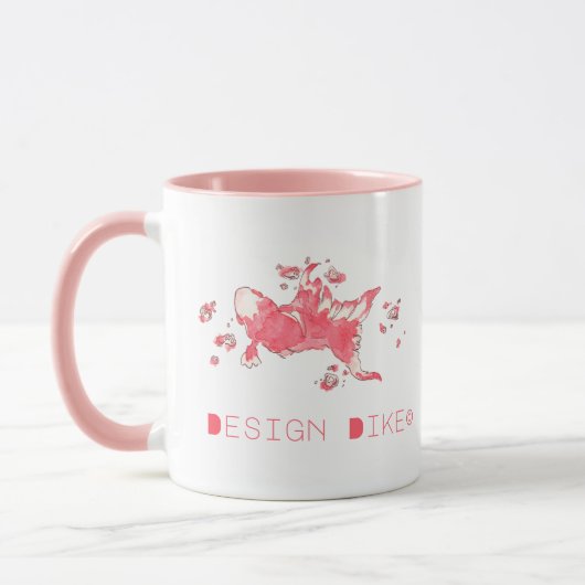 Japanese goldfish mug tasse (Links)
