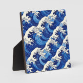 Japanese Great Wave Pattern Ocean  Fotoplatte (Vorderseite)