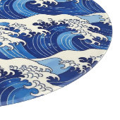 Japanese Great Wave Pattern Ocean  Schneidebrett (Ecke)