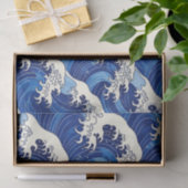 Japanese Great Wave Pattern Ocean  Seidenpapier (Geschenk)