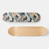 Japanese Great Wave Pattern  Skateboard (Horizontal)