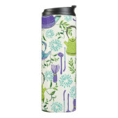 Japanese Green Teapot Design Thermosbecher (Nach links gedreht)