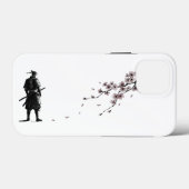 Japanese Ink Art Samurai & Sakura Case-Mate iPhone Hülle (Rückseite (Horizontal))