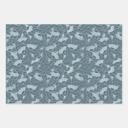 Japanese Inspired Patterns Geschenkpapier Set (Vorderseite 2)