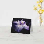 Japanese Iris Beauty Flower Photography Note Karte (Gelbe Blume)