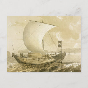 Japanese Junk, Pub. by Sarony & Co., c.1856 (litho Postkarte