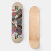 Japanese KABUKI Style Skateboard Art |歌舞伎 (Vorderseite)