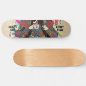 Japanese KABUKI Style Skateboard Art |歌舞伎 (Horizontal)