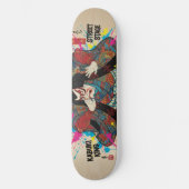 Japanese KABUKI Style Skateboard Art |歌舞伎 (Vorderseite)