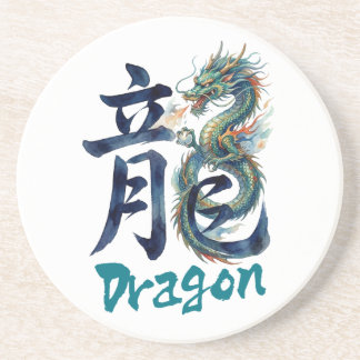 Japanese kanji Dragon -RYU- Getränkeuntersetzer