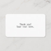 Japanese Kanji Hanko Stamp "愛"(Love)　 Visitenkarte (Rückseite)