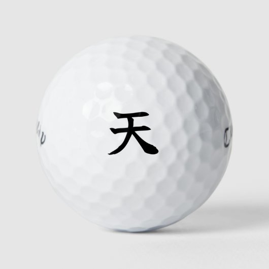 Japanese KANJI "TEN" Golf ball  (Vorderseite)