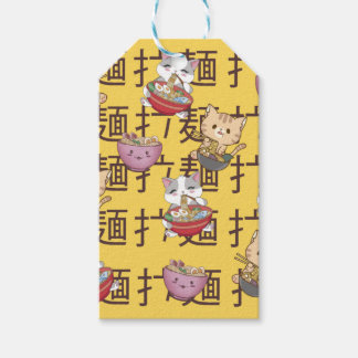 Japanese Kawaii Anime Cat Ramen Noodles Geschenkanhänger