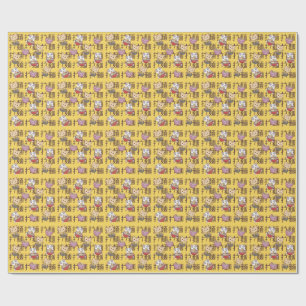 Japanese Kawaii Anime Cat Ramen Noodles Geschenkpapier