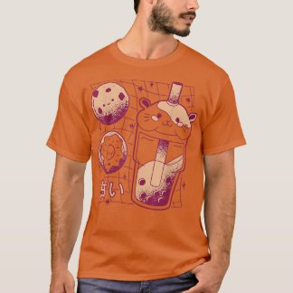 Japanese Kawaii Boba Tea Guinea Pig Donut Cookie G T-Shirt